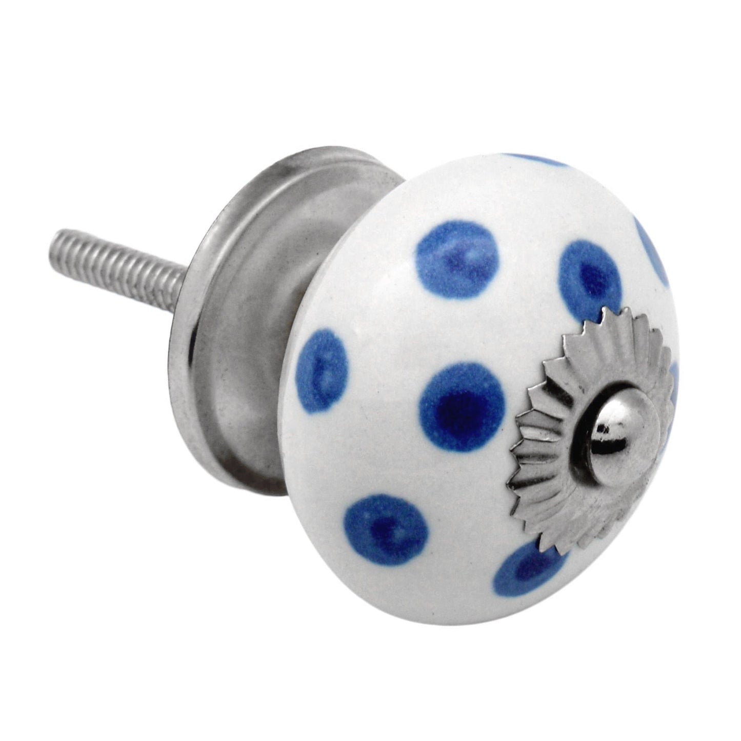 Round Spot Ceramic Cabinet Knob