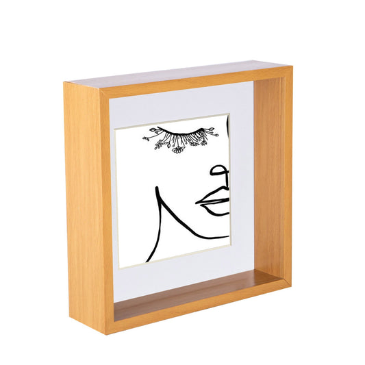 8" x 8" 3D Deep Box Photo Frame with 6" x 6" Mount