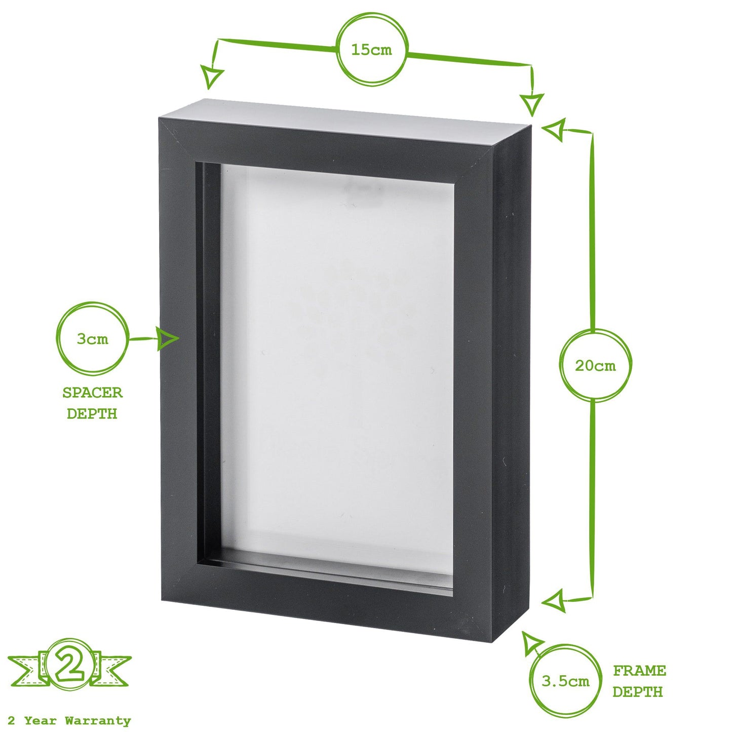 5" x 7" 3D Box Photo Frame