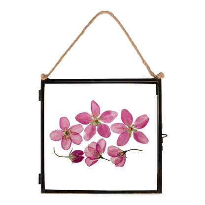 8" x 8" Black Hanging Metal Photo Frame