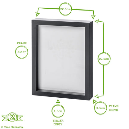 8" x 10" 3D Box Photo Frame