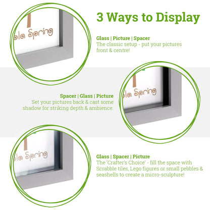 4" x 4" 3D Deep Box Photo Frame