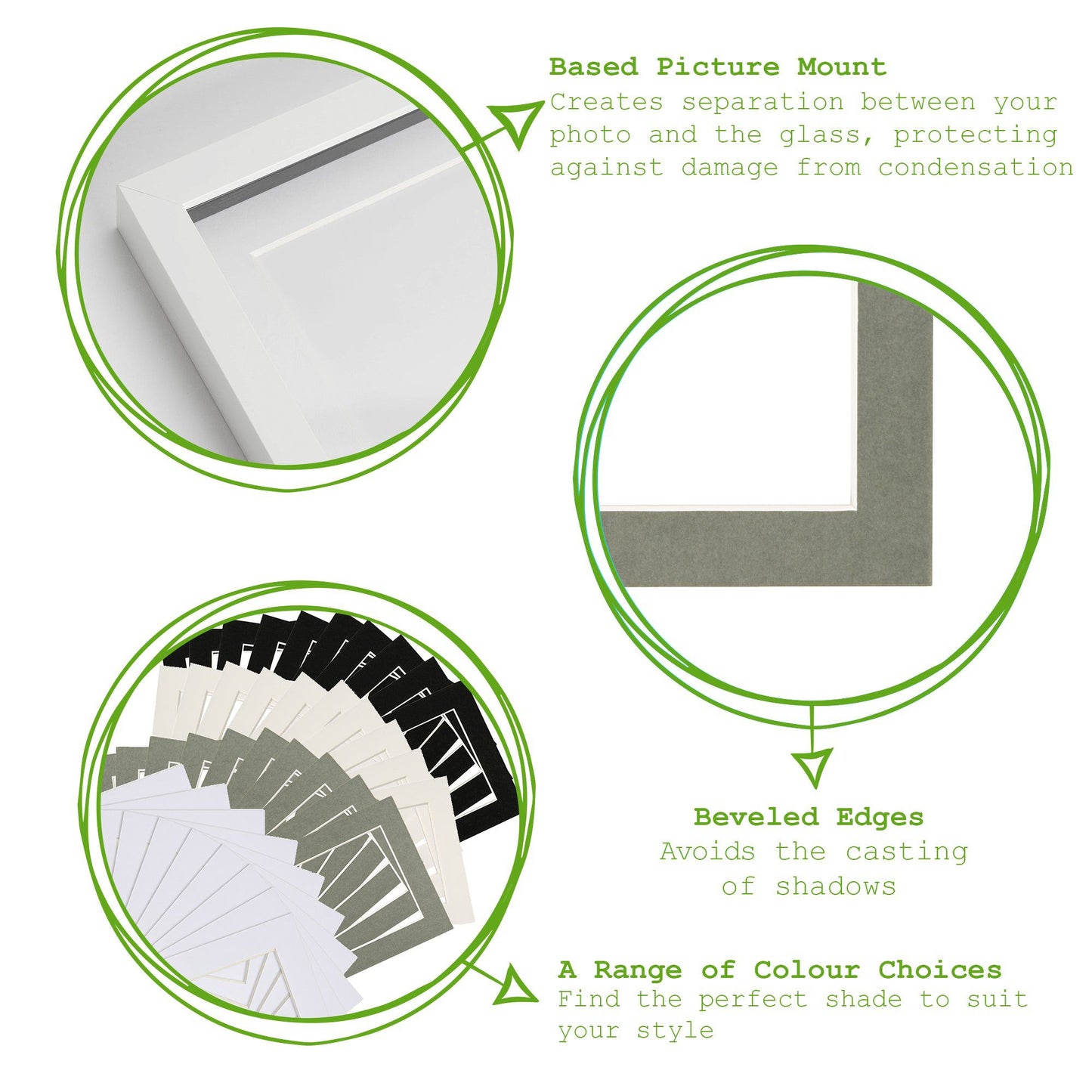 4" x 6" Picture Mounts for 8" x 10" Frame - Pack of 10