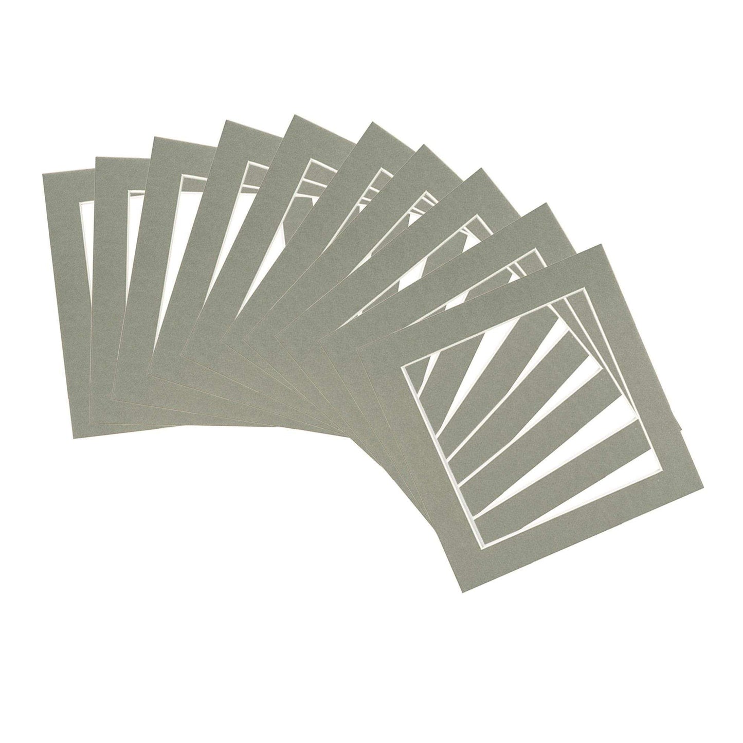 6" x 6" Picture Mounts for 8" x 8" Frame - Pack of 10