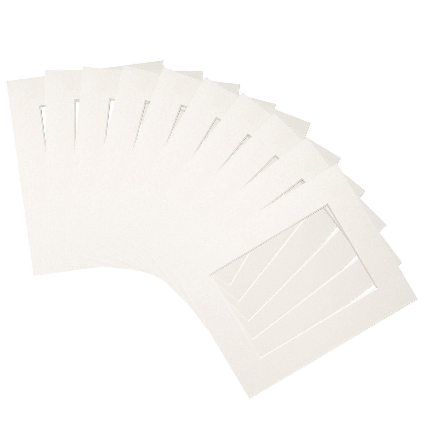 5" x 7" Picture Mounts for 8" x 10" Frame - Pack of 10