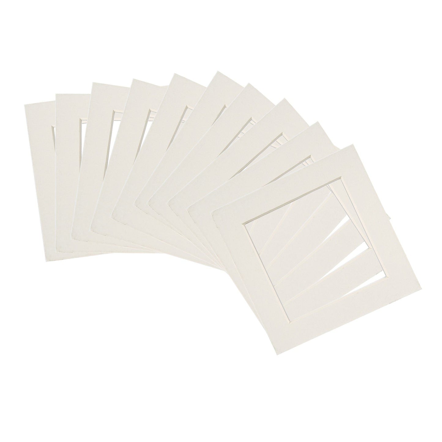 4" x 4" Picture Mounts for 6" x 6" Frame - Pack of 10