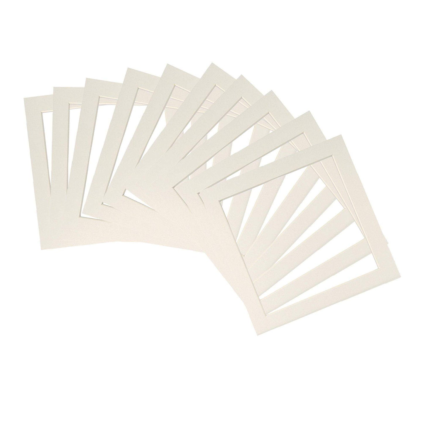 8" x 8" Picture Mounts for 10" x 10" Frame - Pack of 10