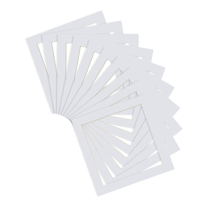8" x 8" Picture Mounts for 10" x 10" Frame - Pack of 10