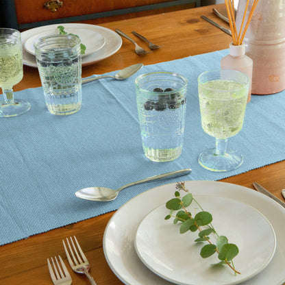 Ribbed Cotton Table Runner
