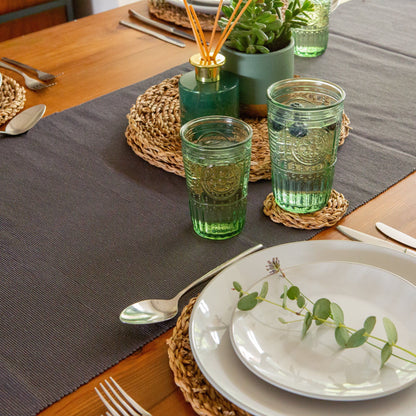 Ribbed Cotton Table Runner