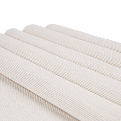 45cm x 34.5cm Ribbed Cotton Placemats - Pack of Six