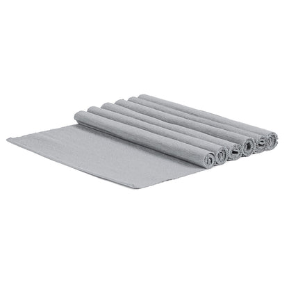 45cm x 34.5cm Ribbed Cotton Placemats - Pack of Six