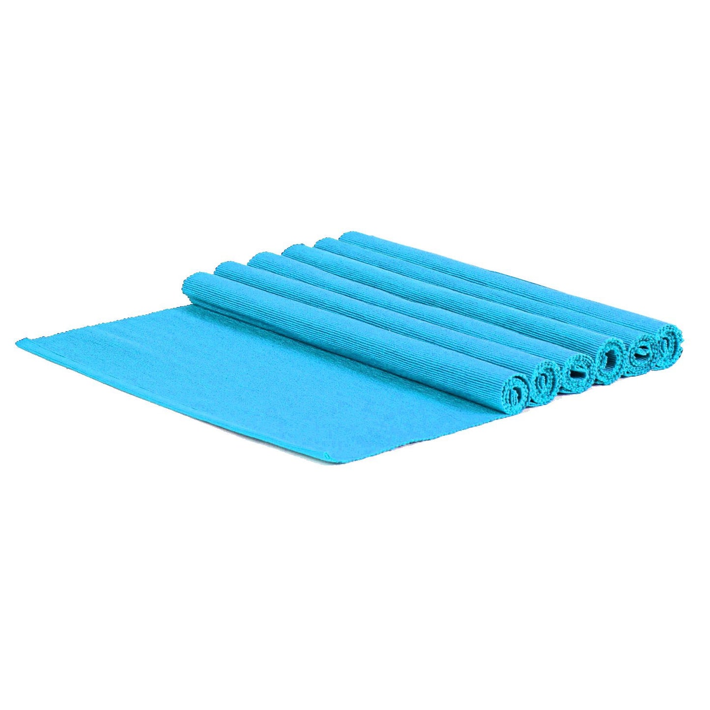 45cm x 34.5cm Ribbed Cotton Placemats - Pack of Six