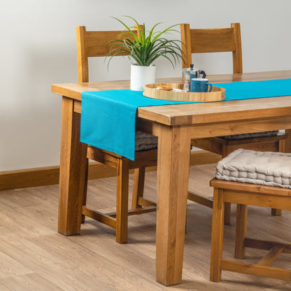 Ribbed Cotton Table Runner