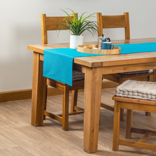 Ribbed Cotton Table Runner