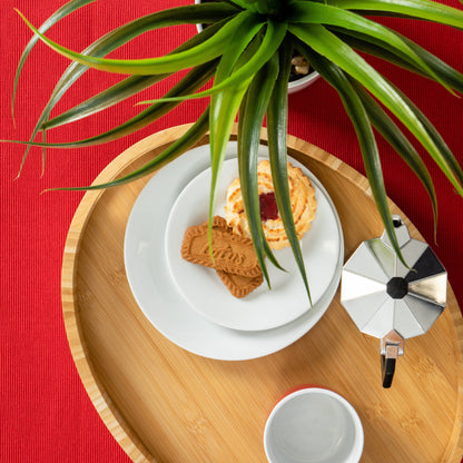 Ribbed Cotton Table Runner