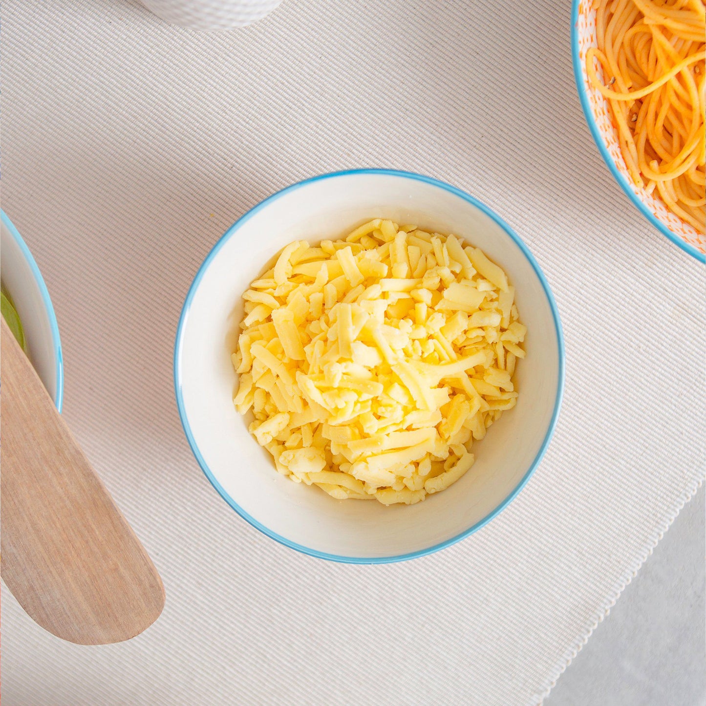 16cm Hand Printed Stoneware Cereal Bowls - Pack of Six