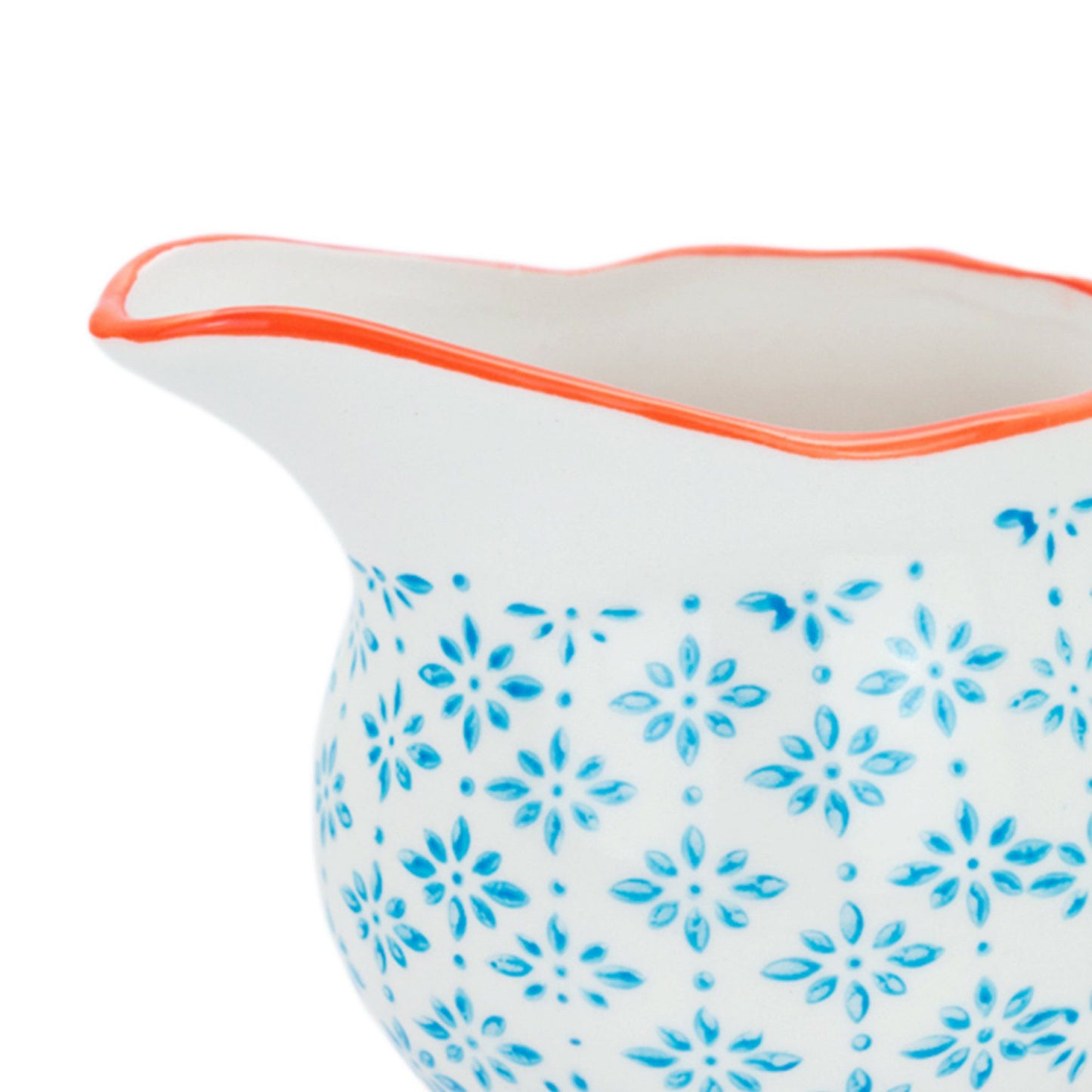 300ml Hand Printed Stoneware Jug