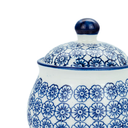 Hand Printed Stoneware Sugar Bowl