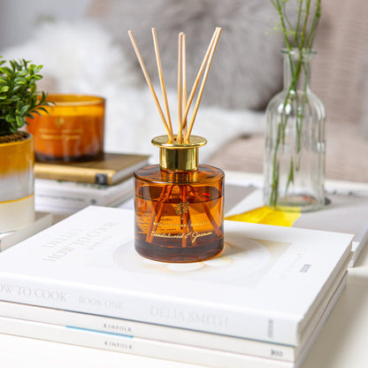 200ml Sandalwood & Jasmine Glass Reed Diffuser