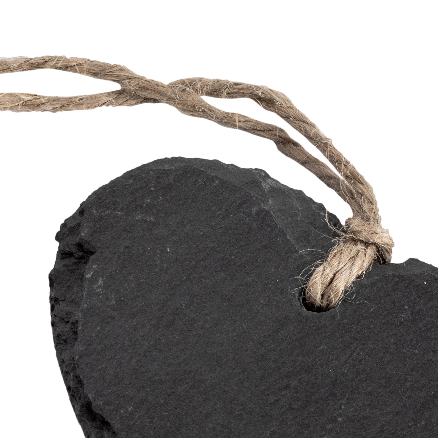 7cm Slate Heart Hanging Tag