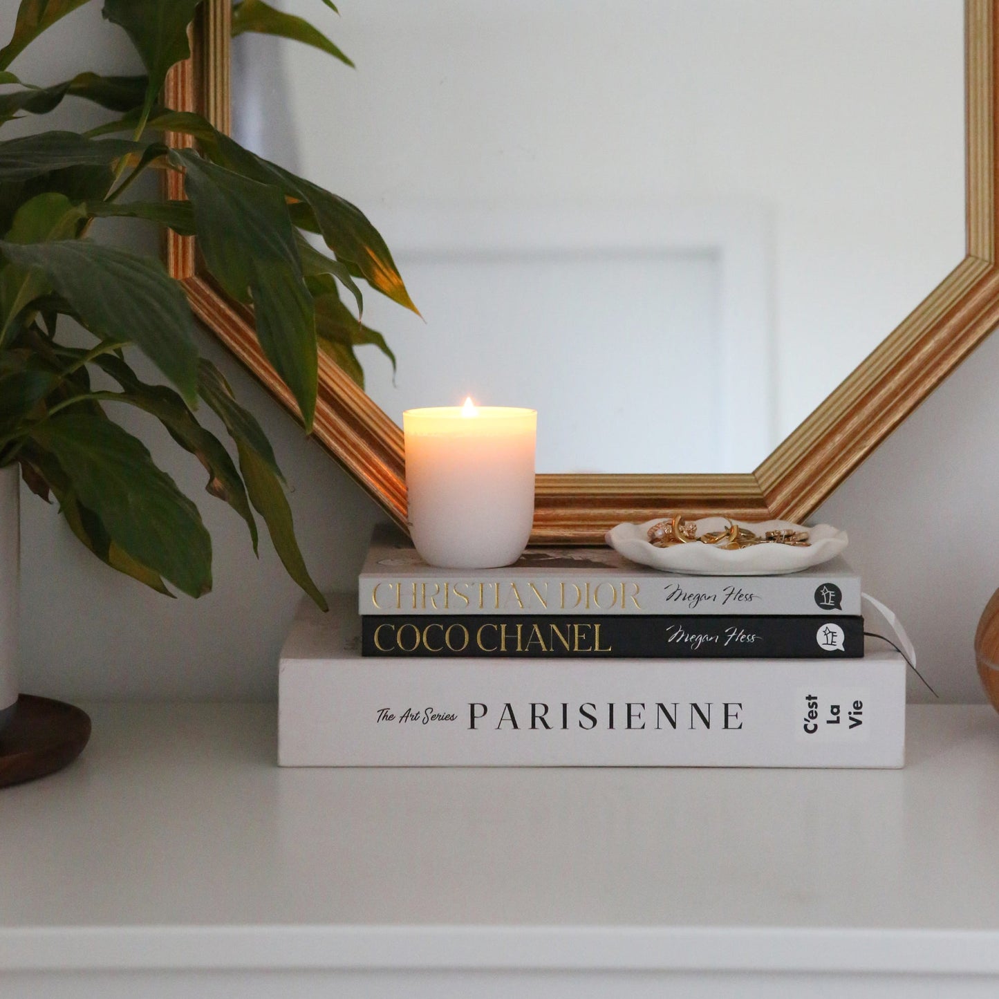 White Soy Wax Scented Candle - 130g - Coconut & Lime