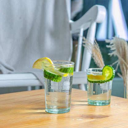 215ml Meknes Recycled Tumbler Glasses - Pack of Six