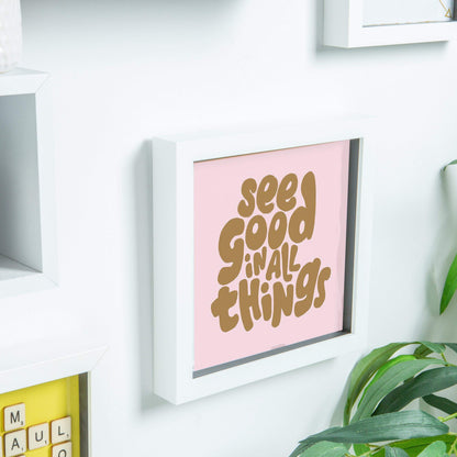 8" x 8" 3D Box Photo Frame