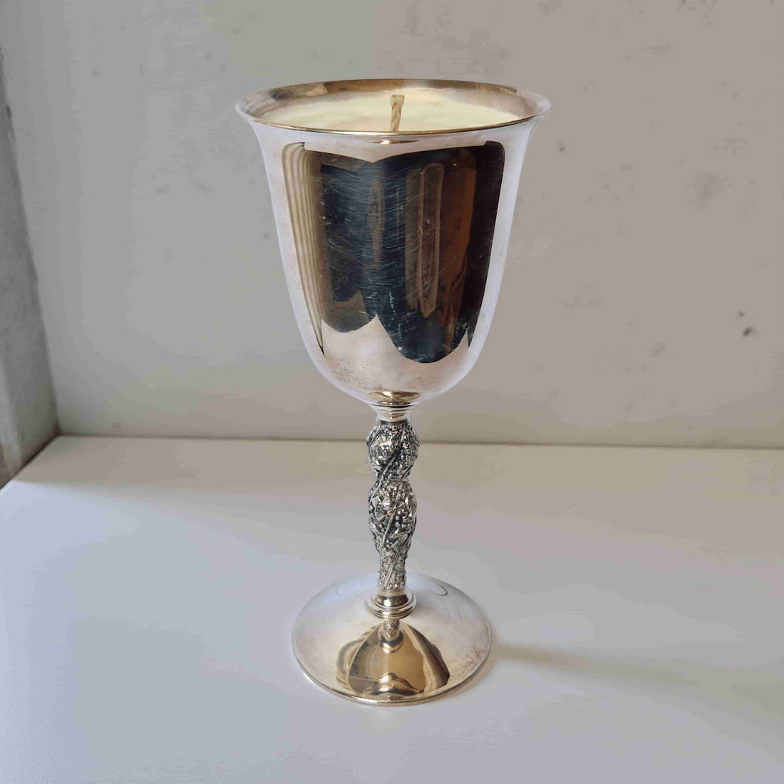 Silver Goblet Scented Candles