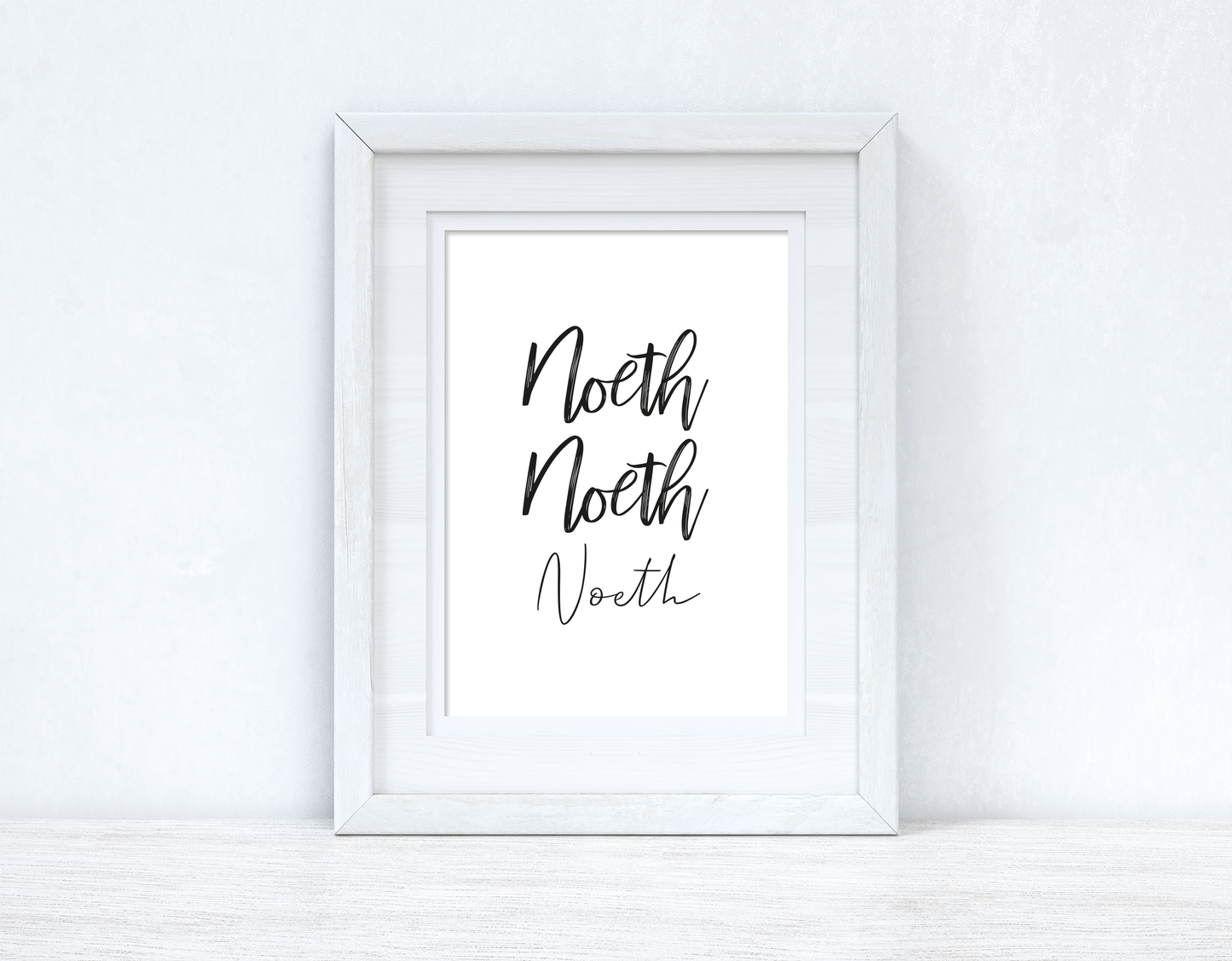 Noeth Naked Naked Naked Home Welsh Decor Wall Decor Print