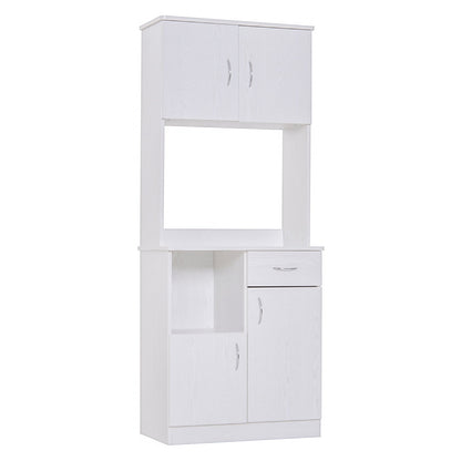 Kitchen Cupboard with Doors Cabinet Shelves Drawer Open Countertop Storage Cabinet for Living Room