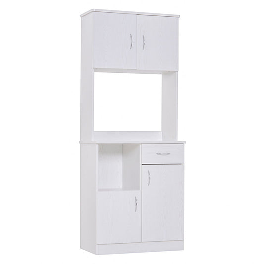 Kitchen Cupboard with Doors Cabinet Shelves Drawer Open Countertop Storage Cabinet for Living Room