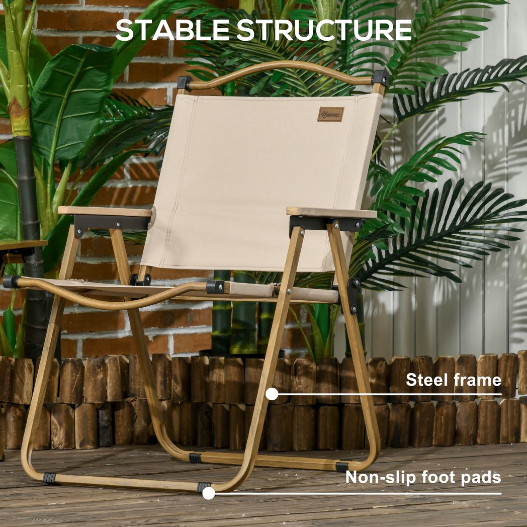 Outsunny Lightweight Portable Folding Chair for Camping, Fishing