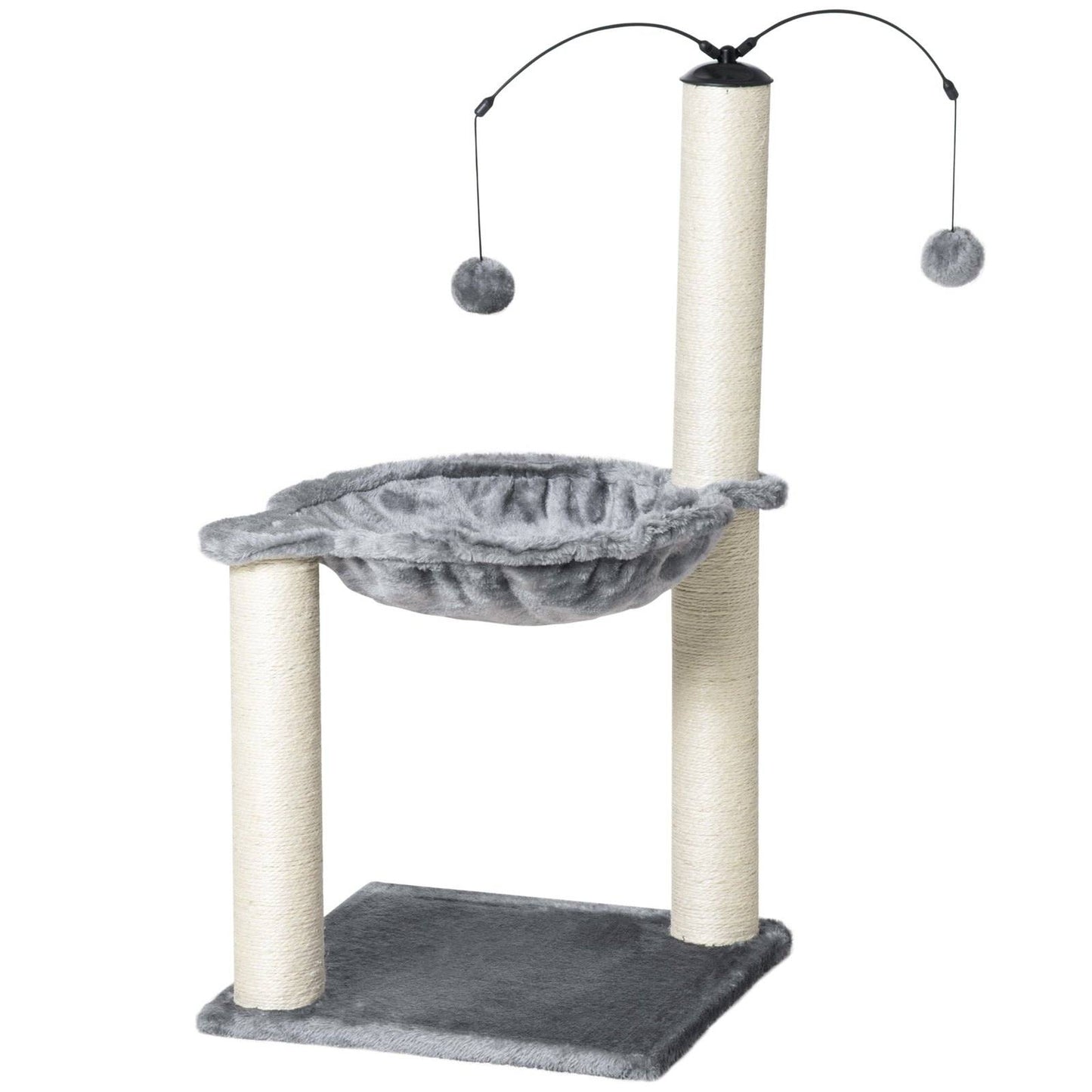 PawHut Cat Tree Tower w/ Sisal Scratching Post