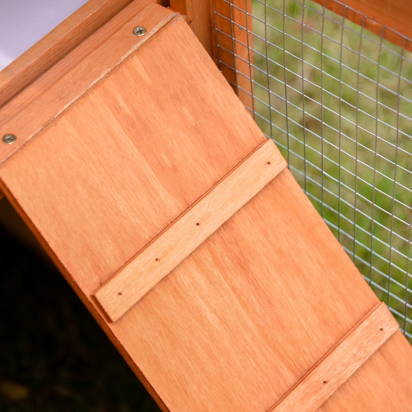 PawHut Large Rabbit Hutch Outdoor