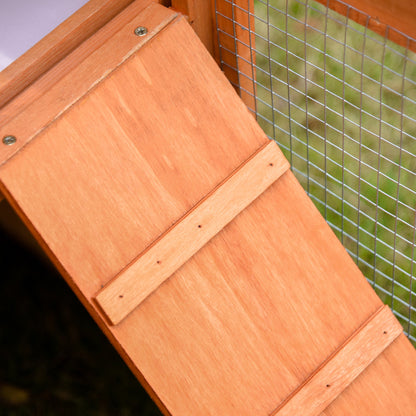 PawHut Large Rabbit Hutch Outdoor