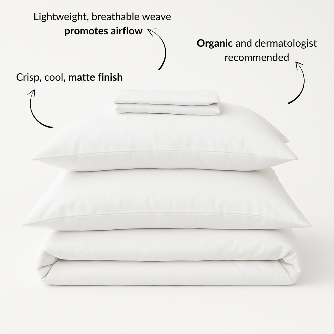 Bed Sheet Set (Organic Cotton Percale)