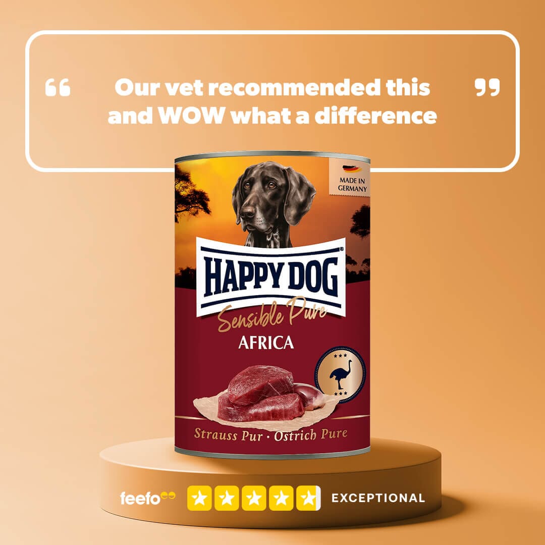 Pure Ostrich Wet Dog Food (Africa)