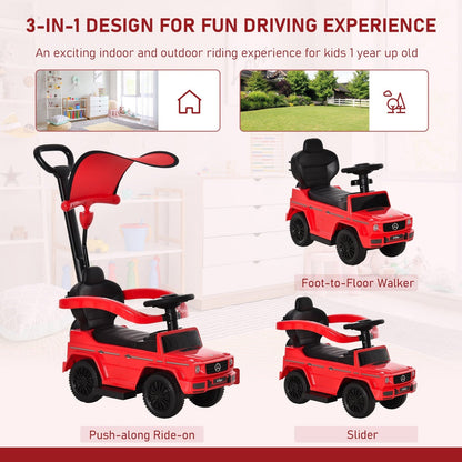 Benz G350 Ride-On Push Along Car Sliding Walker Floor Slider Stroller Toddler Vehicle