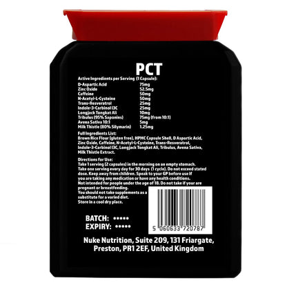 Testosterone Booster Stack Extreme Strength Monthly Cycle Bundle - T Bullets - PCT - Milk Thistle 4000mg