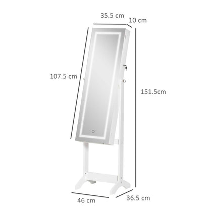 Jewellery Cabinet with LED Light