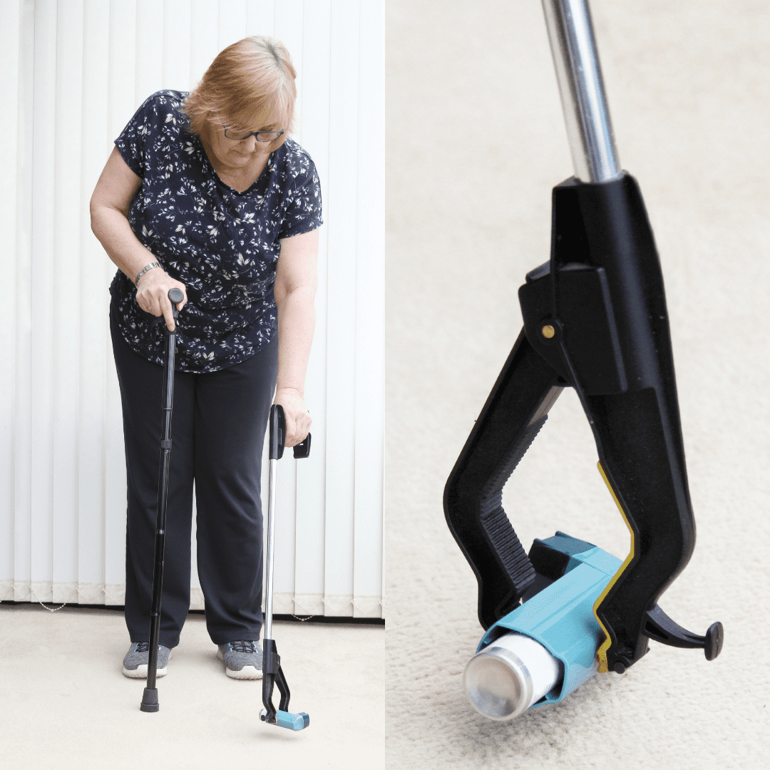 Long Reach Magnetic Tip Litter Pickers 2 Pack