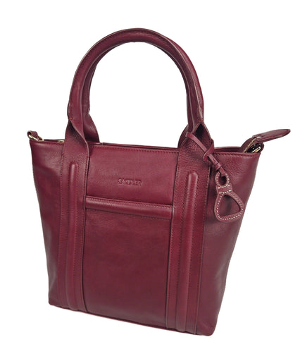 "Patricia" Leather Handbag for Women by Saddler – Stylish, Versatile & Practical Design