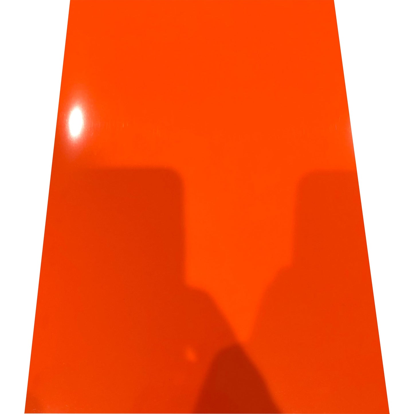 HTV Iron On Vinyl Roll 500mm Wide, Neon Orange