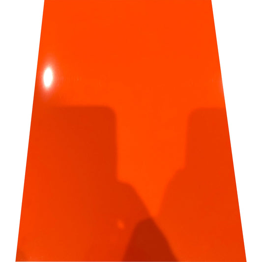 HTV Iron On Vinyl Roll 500mm Wide, Neon Orange