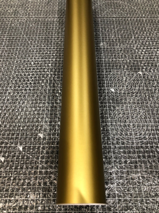 Matte Vinyl Roll 610mm Wide, Gold