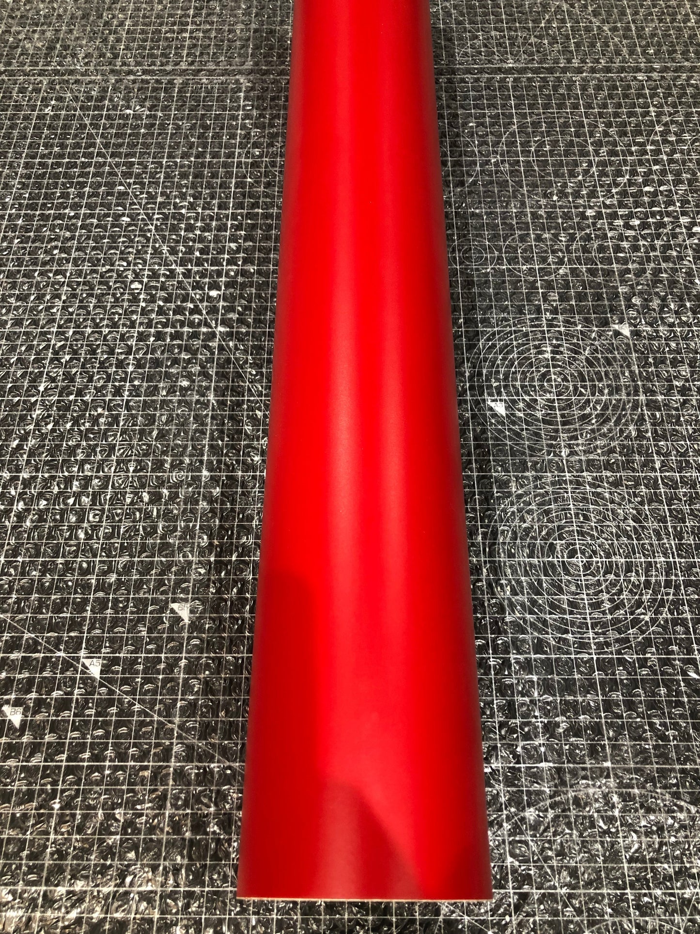 Matte Vinyl Roll 610mm Wide, Cherry Red