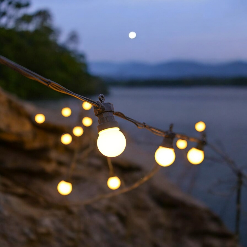 33M / 108FT Classic Festoon LED Outdoor String Lights Warm White