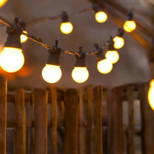 33M / 108FT Classic Festoon LED Outdoor String Lights Warm White