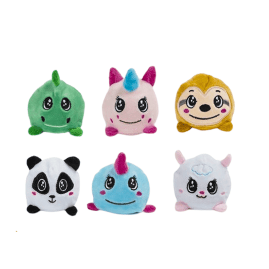 Wholesale Plush Glitter Squishy Sensory Toy - (CDU of 28)